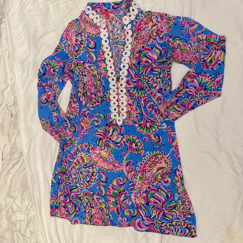 Lily Pulitzer size 10 Vibrant Paisley Tunic Dress